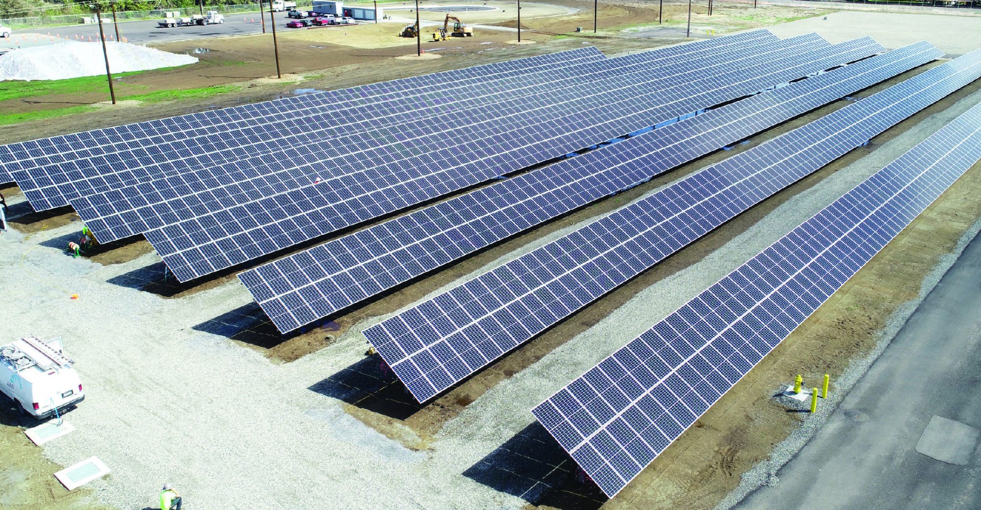Community Solar array 