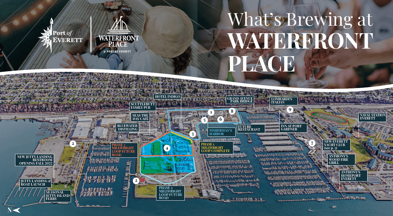 Everett Waterfront Place Map