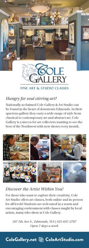 Cole Gallery Art Studio Classes Winter 2024 Ad