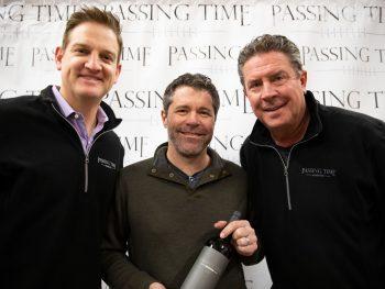 Huard Peterson Winemaker and Dan Marino from Passing Time Winery