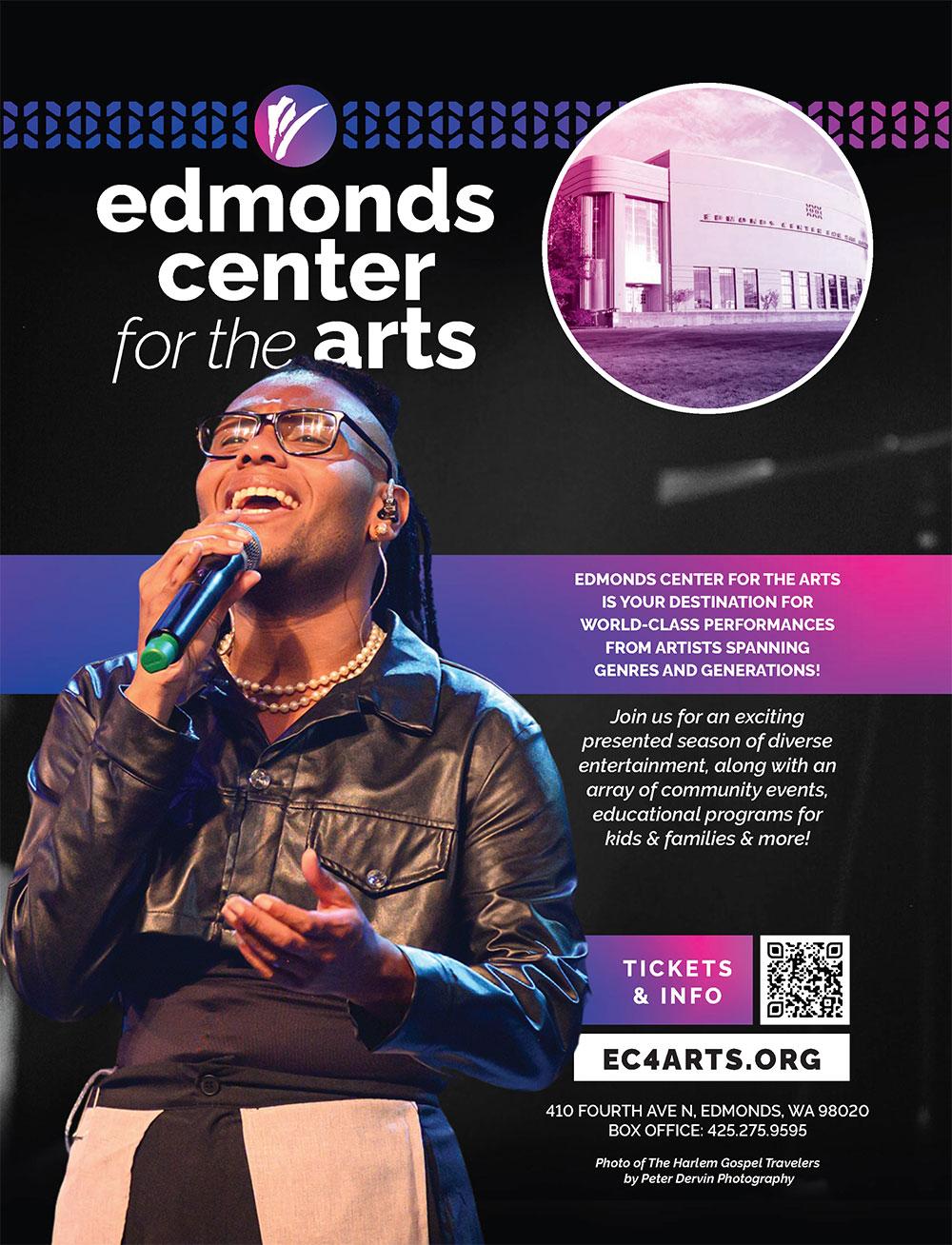 Edmonds Center For The Art Performers Summer 2024