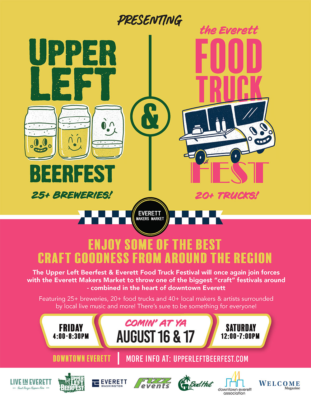 Upper Left and Truck Fest Ad