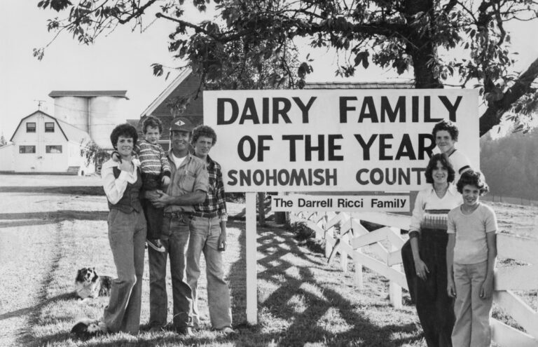 Dairy Family of the year Vintage Ricci family photo