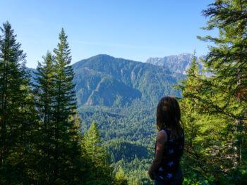 Mountain top view from Heybrook Ridge of Centennial Trail