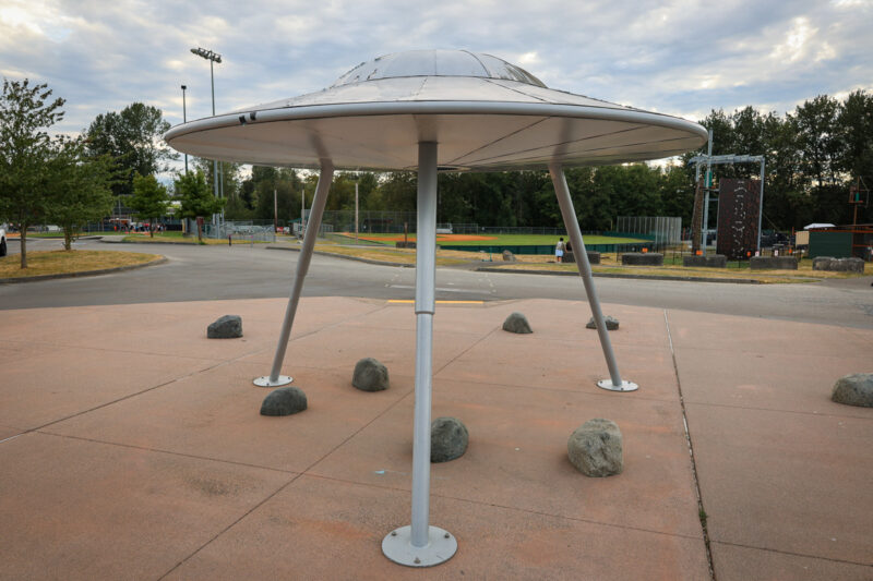 UFO play set at park in Snohomish County