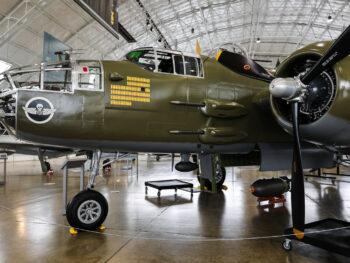 Vintage Airplane B29 Superfortress at Flying Heritage Combat and Armor Museum