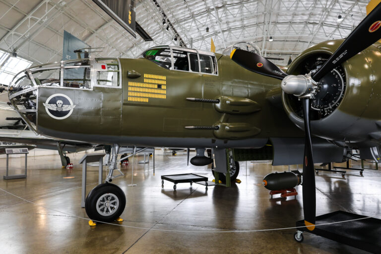 Vintage Airplane B29 Superfortress at Flying Heritage Combat and Armor Museum