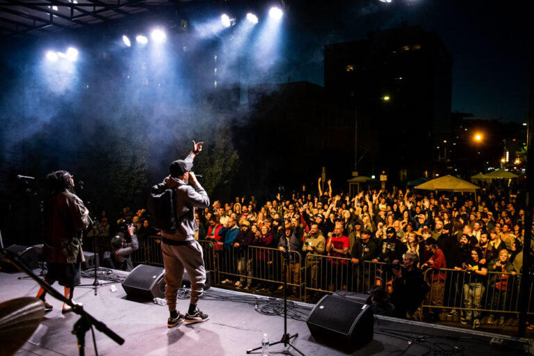 Fishermans Village Music Festival and fans Digable Planets