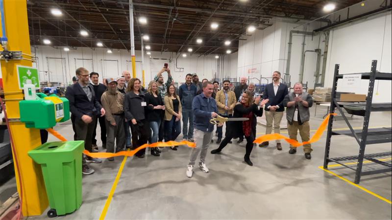 Lafarge Egge join with EASC cut the ribbon on their new facility