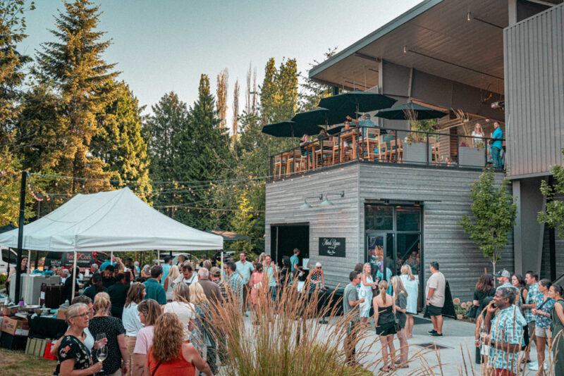 Release party at Mark Ryans Tasting Room in Woodinville