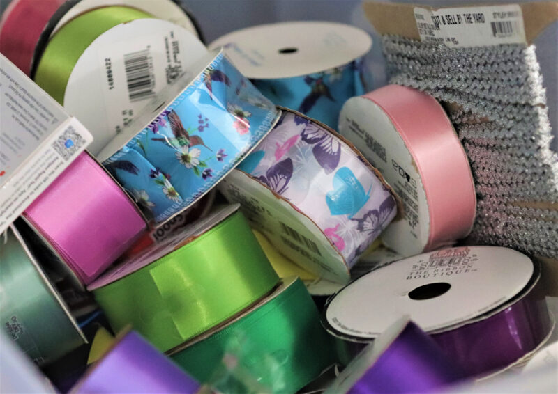 spools of ribbon and inspiration