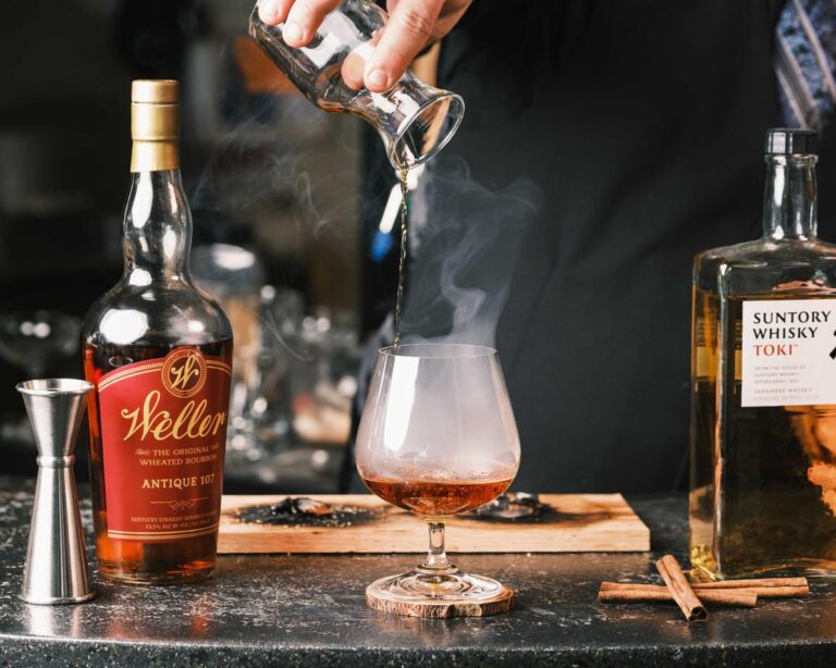 Johns Bar pouring cocktails in Mukilteo