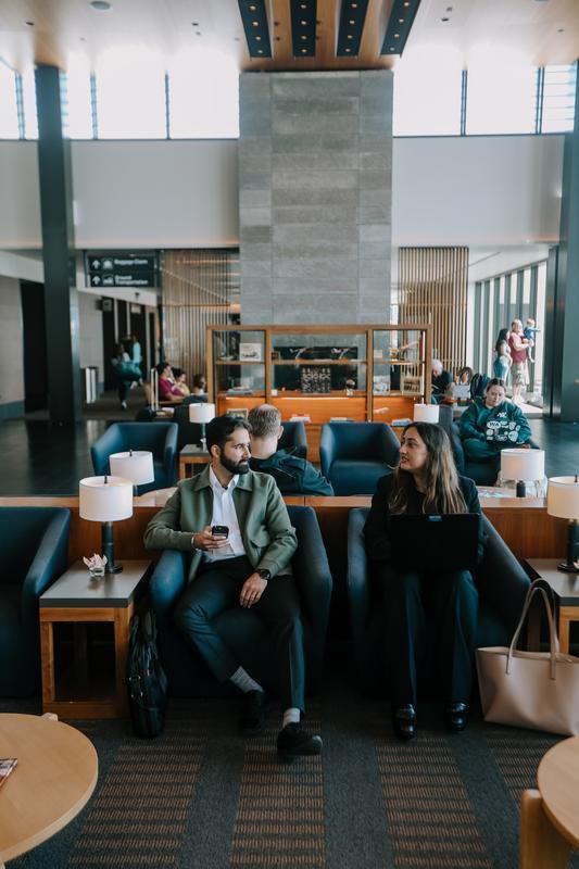 Lounging at Paine Field