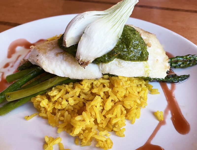 Mukilteo fine dining halibut