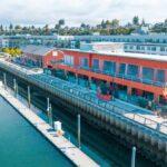 Restaurants view at the Port of Everett
