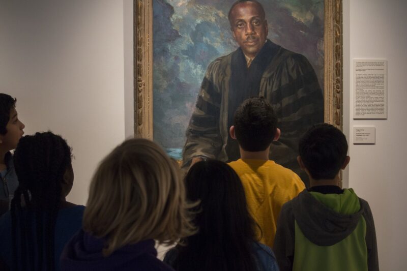 School tour at Cascadia Art Museum