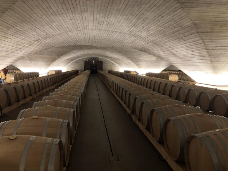 The cellar at Vie di Romans in Friuli Italy