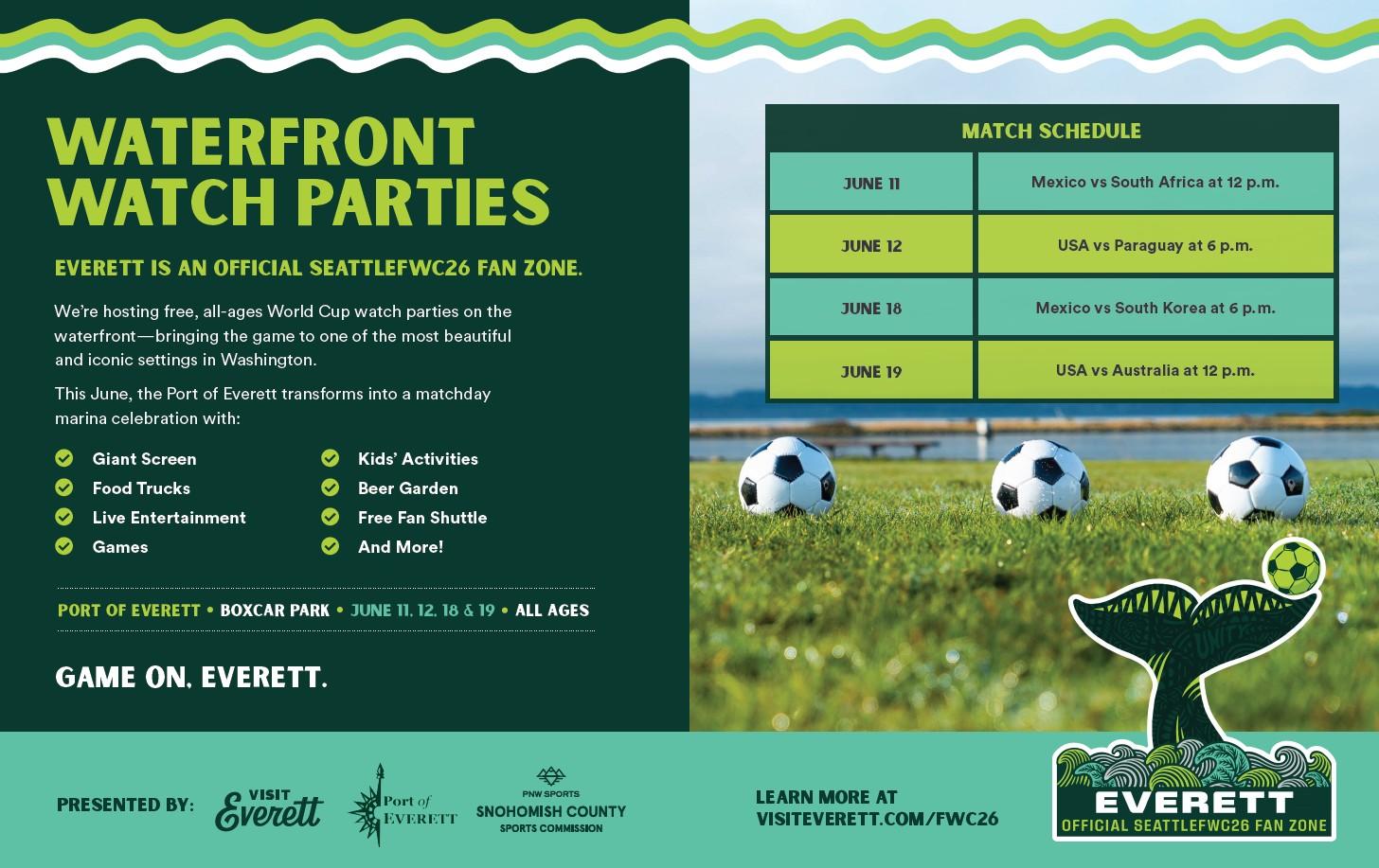 Everett Fan Zone Watch Parties