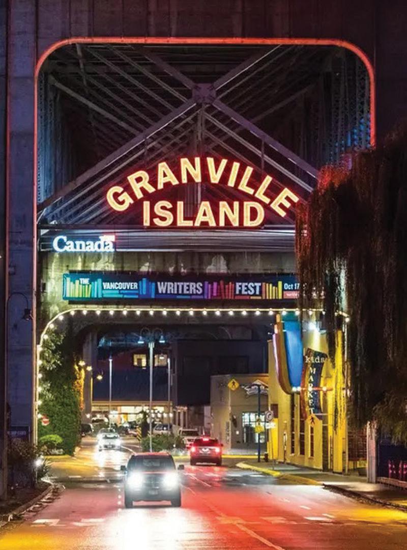 pnw soccer host cities granville island sign
