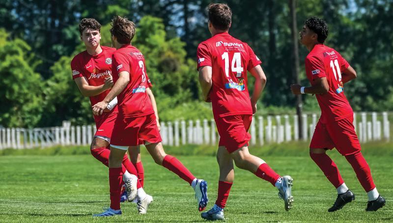 snohomish soccer team celebration soccer