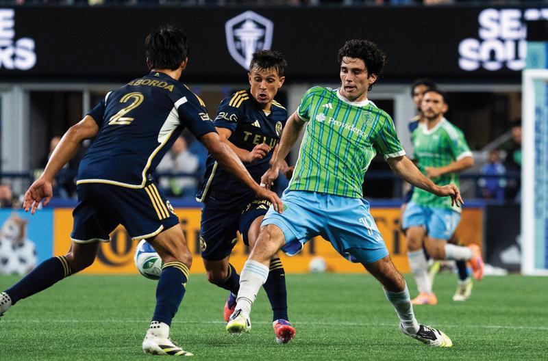 Paul Rothrock soccer match action
