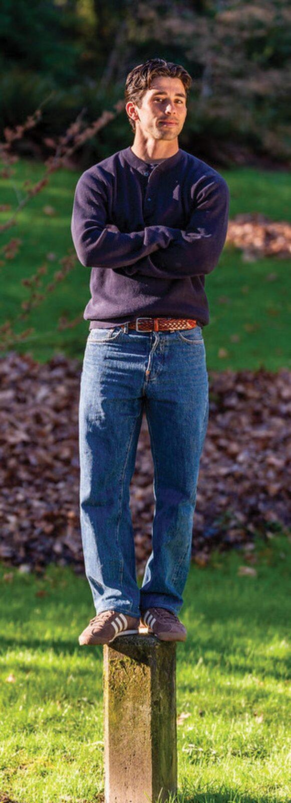 Paul Rothrock posing in the park